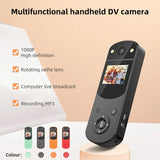 1080P Hd Multi-Function Digital Video Camera - Sports Dv Live Streaming Computer Recording - Red