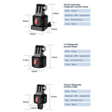 3-piece Magnetic Gimbal Base Adapter for Gopro / Insta360 Go 3 Action Camera