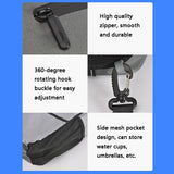 Waterproof Vintage Shoulder Bag Large Capacity - Cool Black