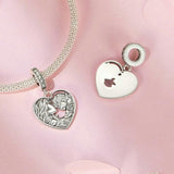 925 Sterling Silver Love Heart Diy Beads