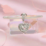 925 Sterling Silver Love Heart Diy Beads