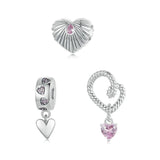 925 Sterling Silver Diy Love Beads