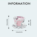 925 Sterling Silver Flower Beaded Bracelet For Coffee Lovers