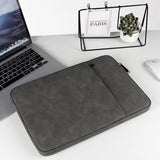 13.3 Inch Double Layer Waterproof Laptop Liner Bag - Light Gray