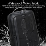 18 Inch Waterproof Double Shoulder Backpack With Usb Black