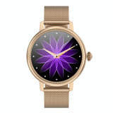 Smart Steel Watch With Colour Screen - Cf90 - Black