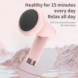 5-Head Handheld Massage Gun For Fat Pushing - Pink