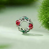 925 Sterling Silver Ladybug Clover Diy Beads
