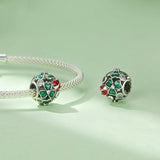 925 Sterling Silver Ladybug Clover Diy Beads