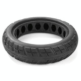 8.5 x 2.0 Inch Honeycomb Solid Tire for Xiaomi M365 Scooter - Inflatable Rubber Explosion-proof Black