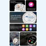 1.28 Inch Dual Mode Sport Smart Watch Support Bluetooth Call / Sleep / Blood Oxygen / Heart Rate / Blood Pressure Health Monitor - Black