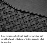 11 Inch Hand-Woven Notebook Liner Bag For Computers - Black