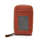 Woven Mini Coin Purse For Ladies Student Id & Card Holder - Black