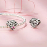 925 Sterling Silver Super Mom Diy Beaded Jewelry