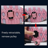 Rechargeable Light Skating Shoes for Kids - Size 37 Two-wheeled - Pink