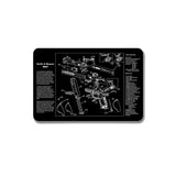 2 Pack Non Slip Gaming Mouse Pad 3Mm Thick - Sps-1911