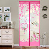 100x210cm Magnetic Screen - Summer Anti-mosquit Curtain with Encryption - Blue