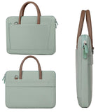 13-13.3 Inch Laptop Bag Crossbody Briefcase in Oxford Cloth - Black - 14 - 14.6 Inch