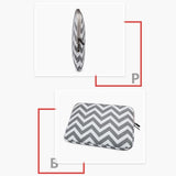 11.6 Wavy Pattern Notebook Liner Bag - Sleek Design - Gray
