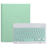 360 Degree Rotatable Bluetooth Keyboard Leather Case - Square Button - Mint Green - For Ipad Air 2022 / Ipad Pro 11 2021