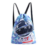 Kids' Swim Bag Cute Cartoon Beach Backpack Waterproof Dry / Wet Large 2 Layer - Blue - Small 1 Layer