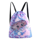 Kids' Swim Bag Cute Cartoon Beach Backpack Waterproof Dry / Wet Large 2 Layer - Blue - Small 1 Layer