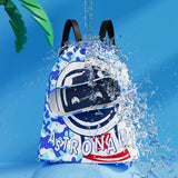 Kids' Swim Bag Cute Cartoon Beach Backpack Waterproof Dry / Wet Large 2 Layer - Blue - Small 1 Layer