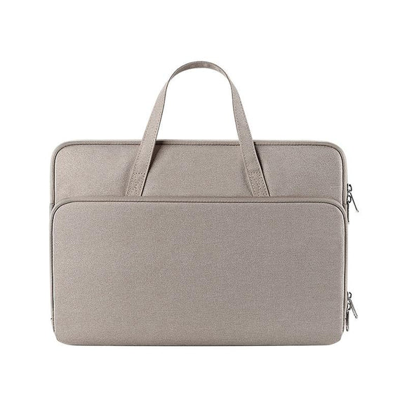 14.1-15.4 Inch Waterproof Laptop Bag - Durable and Stylish - Khaki