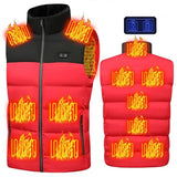 Winter Smart Dual-Control 13-Zone Charging Heating Vest - Black - M