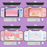 Adorable Cat Ear Desk Pad For Keyboard & Mouse - 1