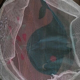 18-inch Cartoon Children's Electric Fan with All-inclusive Mesh Protection Net and Anti-pinch Hand Cover - Little Gray Wolf