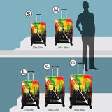 Protective Trolley Case Dust Cover for Outdoor Travel - Fits 27-29 Inches - T-007 - M (24-26 Inches)