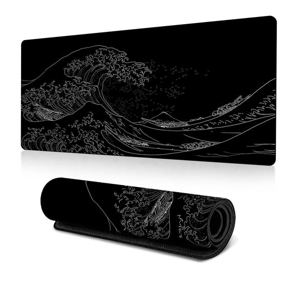 Non Slip Gaming Mouse Pad Big Wave Design - No.1 - 300X800X2Mm