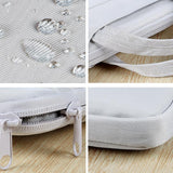 15.6 Inch Waterproof Laptop Bag - Wearable - Creamy-White