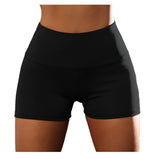Fitness Yoga Shorts For Women Outdoor Jogging & Hiking Trunks-Medium - Black
