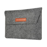 15 Inch Felt Computer Bag - Protective Cover for Notebook - Black