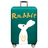 Protective Cover for Trolley Luggage - Durable and Dustproof - Large Size - Rabbit - L