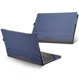 14 Inch Laptop Protective Case In Pu Leather For Ideapad C340 - Blue