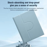 360 Degree Rotatable Bluetooth Keyboard Leather Case - Square Button - Mint Green - For Ipad 10.2 2021 / Air 2019