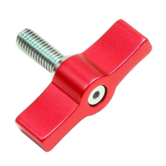 10pcs T-shaped Multi-directional Screw with M6 Aluminum Alloy Handle - Red