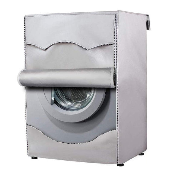 Waterproof Dustproof Cover for 420d Roller Boiler Washing Machine - 60x53x85cm Size - Silver - 60X64X85Cm