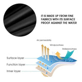 240x240x85cm Waterproof Dustproof Cover for Bathtub Pool Table & Chair - Protects from Falling Leaves - Black