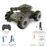 Drift Rc Car - Dual Control Universal Wheels - Blue