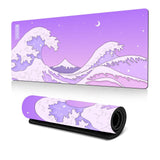 Non Slip Gaming Mouse Pad Big Wave Design - No.24 - 300X800X3Mm