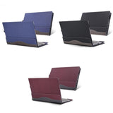 Protective Leather Laptop Case - Anti-Fall - Dark Blue - For Lenovo V15 Gen 4