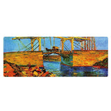 Large Oil Painting Desk Rubber Mouse Pad - Cypress