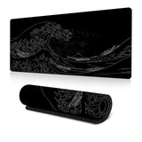 Non Slip Gaming Mouse Pad Big Wave Design - No.1 - 400X900X2Mm