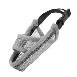Dog Mouth Cover Anti-Bite Mesh Dog Mouth Cover Medium And Large Dogs Anti-Drop Mask L - Gray