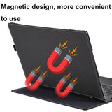 Protective Leather Laptop Case With Stand - 15.6 Inch - Black - For Samsung Galaxy Book 3 360