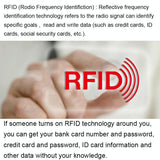 100 Rfid Blocking Aluminum Foil Card Sleeves - Ccb1077A